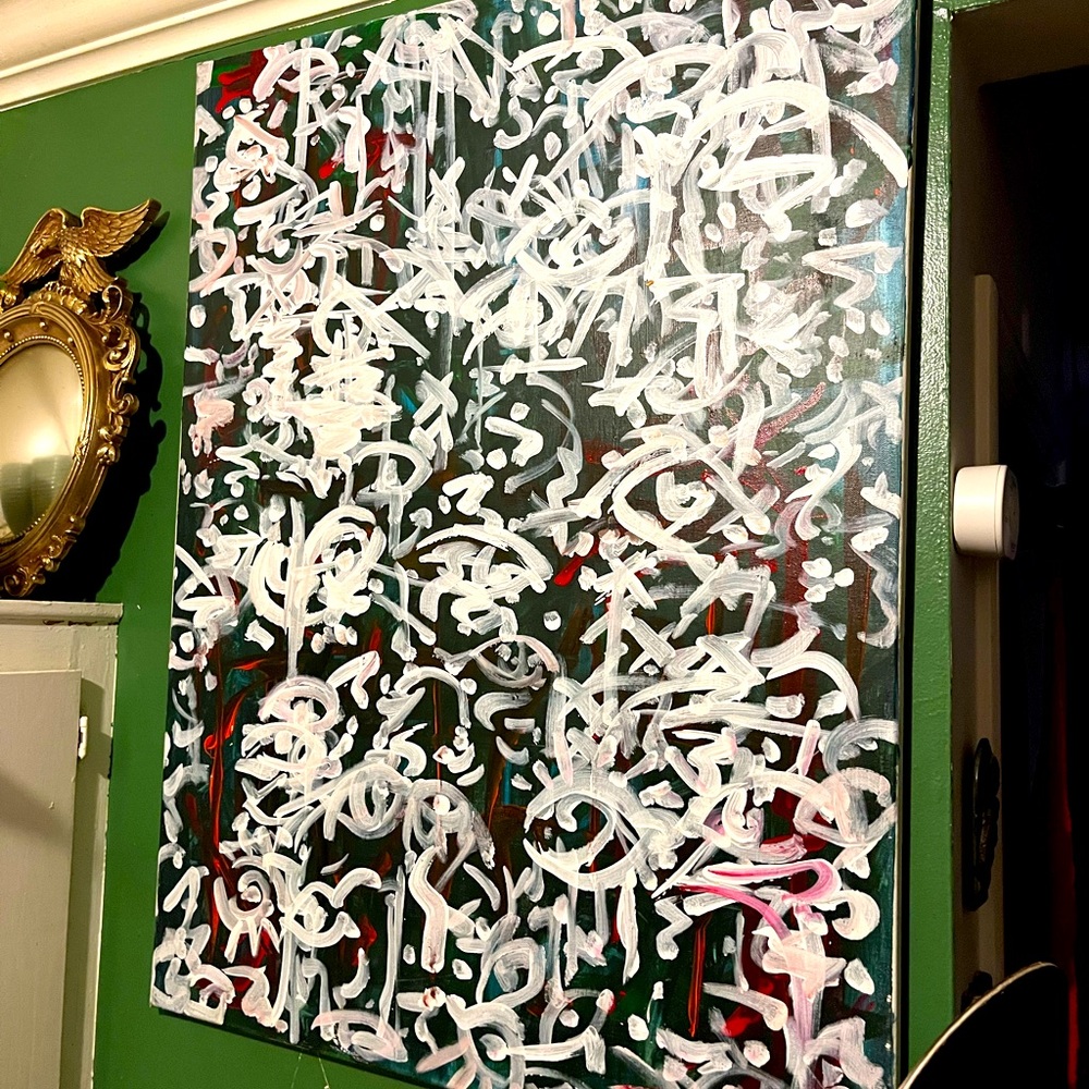 Original Wall Art 48”x36”x1.5” Acrylic on Canvas by Jack Tomas Art painting